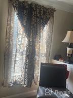 img 1 attached to Top Finel Floral Voile Sheer Curtains 84 Inches Long For Living Room Bedroom Grommet Window Treatments, Light Filtering Drapes 2 Panels, (Cream, 54 W X 84 L ) review by Mayra Boyle
