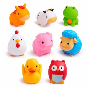 img 4 attached to 8 Pack Of Munchkin Farm Animal Bath Toy Squirts For Babies With Enhanced SEO Optimization