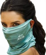 halloween motorcycle gear: arrusa breathable face cover and bandana scarf for men & women логотип