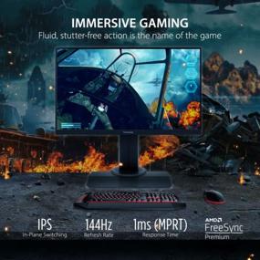 img 3 attached to ViewSonic XG2705-2K Frameless LCD IPS Monitor with FreeSync and Ergonomics, HDMI 2560x1440P Resolution