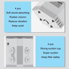 img 1 attached to SKmeavritn Turtle Filter Aquarium Filter for Reptiles Tank Fish Tank Shrimp Frog Crab Aquarium Tank (Filter2022) - Enhanced Multiple Filtration