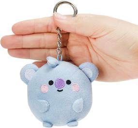 img 3 attached to BT21 Character Plush Keychain Charm Men's Accessories