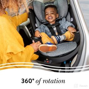 img 1 attached to Evenflo Gold Revolve360 Rotational All-in-One Convertible Car Seat with Swivel Function for All Ages - Swivel Baby Car Seat, Mode-Changing 4-120lb Car Seat and Booster Car Seat, Moonstone
