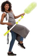 ultimate cleaning solution: pure care microfiber feather duster with extension pole - lightweight, washable, extendable for ceiling fan, blinds, cobwebs & baseboards logo