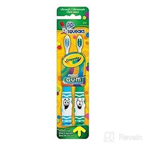 img 3 attached to 🦷 Get Vibrantly Clean Teeth with Crayola Pip Squeaks Ultrasoft Color Toothbrushes