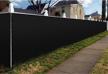 doeworks 6x25 ft black privacy screen fence with brass grommet for wind shading and backyard shade fencing logo