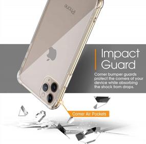 img 2 attached to ROOCASE IPhone 11 Pro Max, Plexis Slim And Lightweight Clear TPU PC Cover