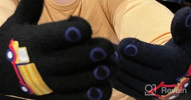 img 1 attached to Assorted Pack of 3 N'Ice Caps Magic Stretch Gloves for Boys and Girls review by Pat Haberman