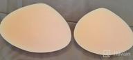 img 1 attached to Durable And Comfortable Triangle Silicone Breast Forms For Enhanced Body Confidence review by William Belczyk