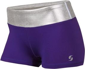 img 1 attached to Soffe Girls Metallic Fuchsia Purple Girls' Clothing and Active