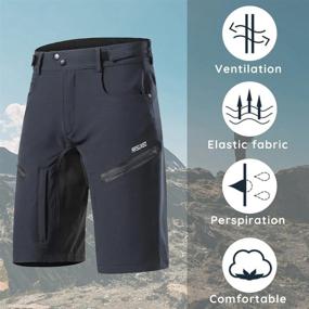 img 2 attached to Stay Dry On Your Next Adventure With Men'S Waterproof Hiking Shorts - Featuring Quick-Dry Fabric And Multiple Pockets For All Of Your Essentials