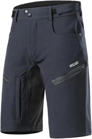 img 4 attached to Stay Dry On Your Next Adventure With Men'S Waterproof Hiking Shorts - Featuring Quick-Dry Fabric And Multiple Pockets For All Of Your Essentials