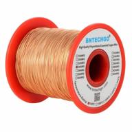 bntechgo 24 awg magnet wire - enameled copper wire - enameled magnet winding wire - 1.0 lb - 0.0197" diameter 1 spool coil natural temperature rating 155℃ widely used for transformers inductors логотип