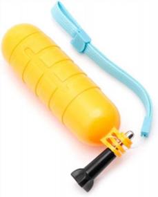 img 1 attached to Take Your GoPro Camera To The Next Level With MaximalPower CA GP Floaty Bar Flat Floaty Bobber Handle Grip In Yellow!