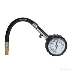 img 4 attached to Accurate Heavy Duty Tire Pressure Gauge - Readable Dial, Low to High Range for Cars, Bicycles, and Trucks - 100 PSI