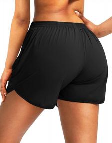 img 3 attached to Women'S Quick Dry Running Shorts With Zippered Pockets For Gym And Athletic Workouts, 3 Inch Length With Comfortable Liner By G Gradual