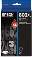 high capacity epson t802 durabrite ultra black ink cartridge for workforce pro printers logo
