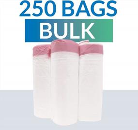 img 2 attached to 🗑️ Reli. Tall Kitchen Drawstring Trash Bags 13 Gallon 250 Count Bulk - White Garbage Bags for Efficient Kitchen Waste Disposal
