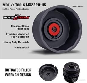 img 3 attached to MOTIVX TOOLS Toyota Oil Filter Wrench - High Precision 🔧 64mm Aluminum Removal Tool for Camry, Tundra, Tacoma, 4Runner, RAV4 & More!