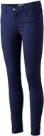 stylish skinny stretched girls' junior school uniform pants & capris: premium quality clothing логотип