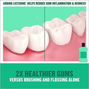 img 3 attached to Gingivitis Treatment: Listerine Freshburst Antiseptic Germ Killing Mouthwash