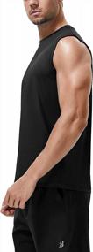 img 3 attached to Men'S Sleeveless Athletic Shirts By Roadbox: Quick-Dry Gym & Basketball Muscle Tanks