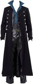 img 4 attached to Stylish Mens Vintage Victorian Steampunk Jacket For Cosplay And Halloween