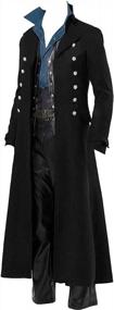 img 3 attached to Stylish Mens Vintage Victorian Steampunk Jacket For Cosplay And Halloween