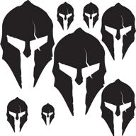 spartan helmet decal sticker pack - solid colors - contour cut - quality vinyl pack (small exterior accessories at bumper stickers, decals & magnets логотип