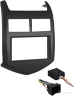 enhance your chevy sonic's dash with the metra 99-3012g-lc single/double din installation kit! logo