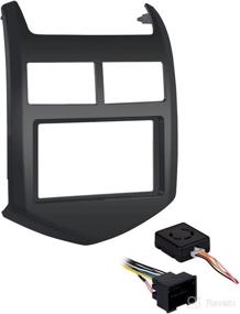 img 1 attached to Enhance Your Chevy Sonic's Dash with the Metra 99-3012G-LC Single/Double DIN Installation Kit!