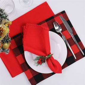 img 3 attached to Add Rustic Charm To Your Table With LogHog'S Handmade Christmas Napkin Rings Set - Perfect For Weddings, Birthdays, Thanksgiving And Valentine'S