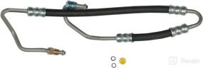 img 3 attached to 🔧 Black Power Steering Pressure Hose - Parts Master 92099