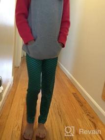 img 7 attached to Рёр в стиле: леггинсы для девочек Bleubell - очаровательная одежда с принтом динозавров для модных девочек