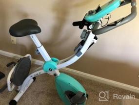 img 5 attached to 🚴 Murtisol Folding Exercise Bike: Compact & Foldable, Magnetic Resistance Control, Twister Plate, Arm Resistance Bands, Extra Large & Adjustable Seat, Heart Monitor - Perfect Home Exercise Bike in Three Colors