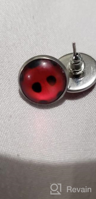 img 1 attached to Lucky Ladybug Jewelry: Perfect Gift for Women and Girls who Love Insects and Good Luck review by Stacy Edwards