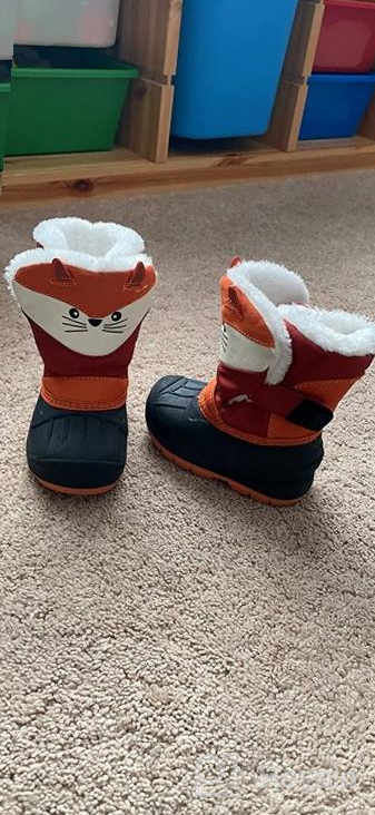 img 1 attached to 👞 Waterproof & Cold Weather Resistant Toddler Boys' Shoes for Outdoor Activities - MORENDL review by Greg Simms