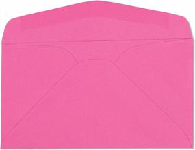 img 3 attached to EnDoc 6 3/4 Pink Colored Envelopes - 24Lb Paper Colored Envelopes Letter Size For Offices, Holiday, Invoices, Mailings - 3 5/8 X 6 1/2 Inches - 50 Pack