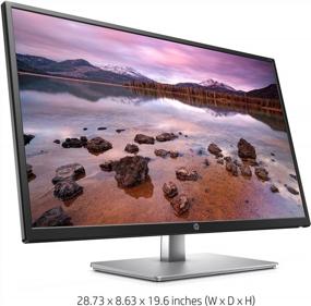 img 3 attached to Enhance Your Viewing Experience with the HP 32S: 31.5" Anti Glare Monitor with Tilt and Swivel Adjustment