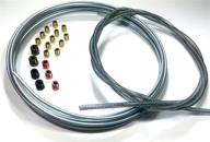 🔧 25 ft brake line kit - 3/16 tube with 8 ft of armor and fittings logo