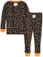 burt's bees baby boys' organic cotton pajama set - 2-piece pj set with tee and pant logo