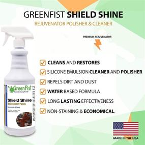 img 3 attached to 🌟 Ultimate Shield Shine Rejuvenator: 32oz Multipurpose Polisher, Sealer & Protector for Vinyl, Leather, Plastic, Rubber, Wood, Metal, Chrome, Fiber Glass, and More!