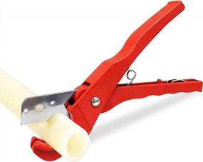 img 4 attached to Efficient And Durable Cut: HAUTMEC PVC Plastic Pipe Scissor Cutter Up To 1-3/8Inch (0-36Mm) - PL7261703