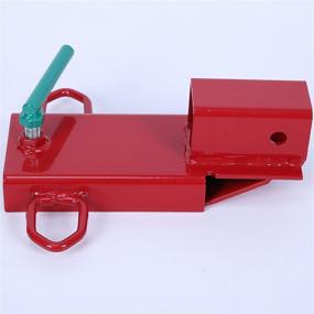 img 3 attached to 🚜 ECOTRIC Forklift Hitch Receiver Attachment for Towing Trailers with Pallet Forks - 2" Insert