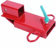🚜 ecotric forklift hitch receiver attachment for towing trailers with pallet forks - 2" insert логотип