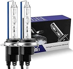 img 2 attached to Pack Of 2 HYB H7 8000K HID Xenon Replacement Headlight Bulbs For Improved Visibility