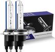 pack of 2 hyb h7 8000k hid xenon replacement headlight bulbs for improved visibility logo