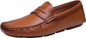 img 4 attached to 👞 JOUSEN Loafers: Stylish, Lightweight & Comfortable Driving Shoes