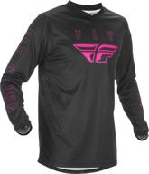 fly racing 2021 f-16 jersey (black/pink logo