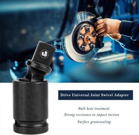 img 2 attached to 3/4'' Universal Joint Swivel Adapter: A High-Quality Air Impact Wobble Socket With Standard Joint